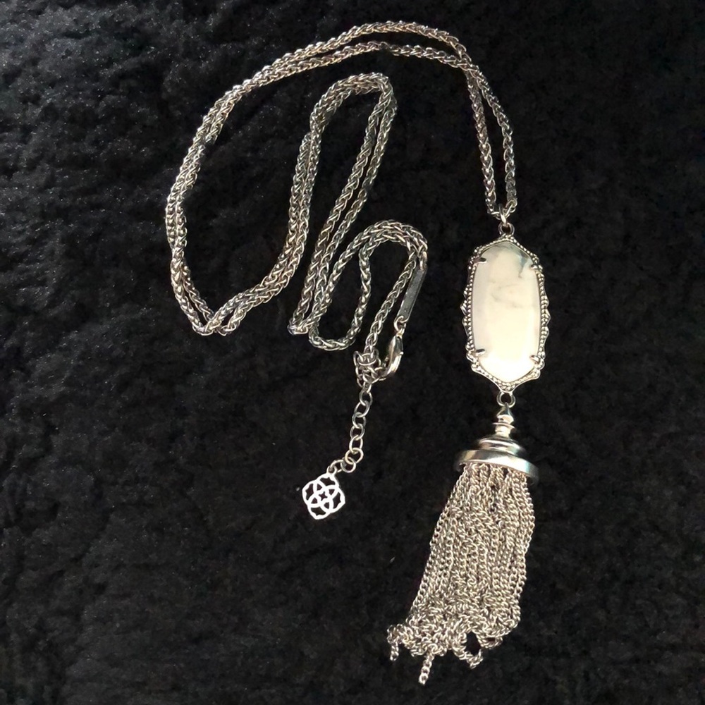 Kendra Scott Everly Necklace in White Howlite